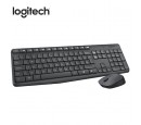 TECLADO LOGITECH + MOUSE MK235 WIRELESS USB SP BLACK (PN 920-007901)